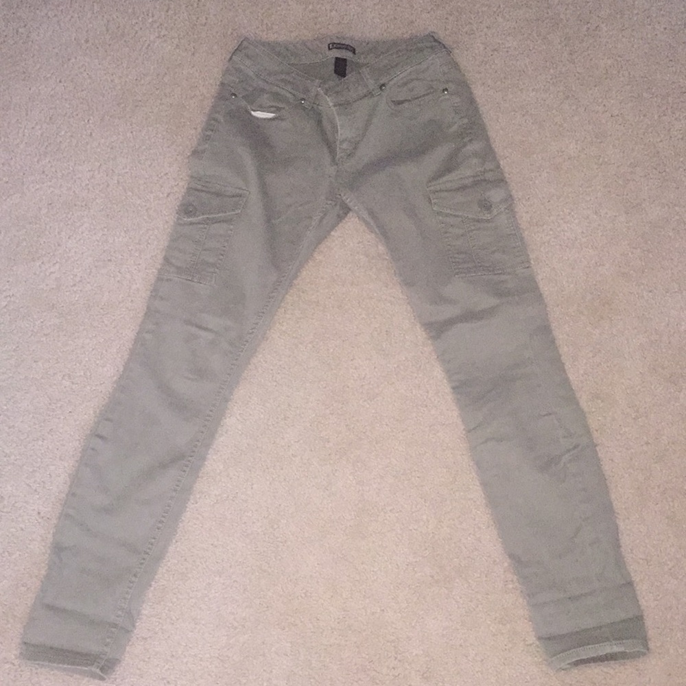 Express light army pants